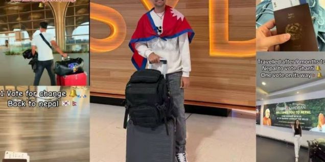 尼泊尔迎史上最大规模返乡潮 特里布万机场入境旅客破75万创历史纪录