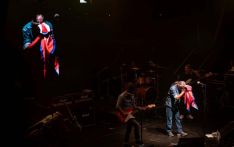 Flag on his shoulder, stories in his songs