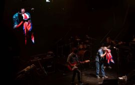 Flag on his shoulder, stories in his songs