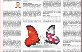 张茂明大使发表署名文章《与中国同行就是与机遇同行》