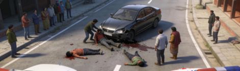尼泊尔萨拉希地区发生轿车撞人事故 1死11伤