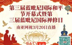 第三届蓝毗尼国际和平节启幕 系列活动点亮中尼和平交流之路