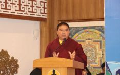 第三届蓝毗尼国际和平节欢迎晚宴：蓝毗尼开发委员会副主席拉克亚尔·喇嘛致辞