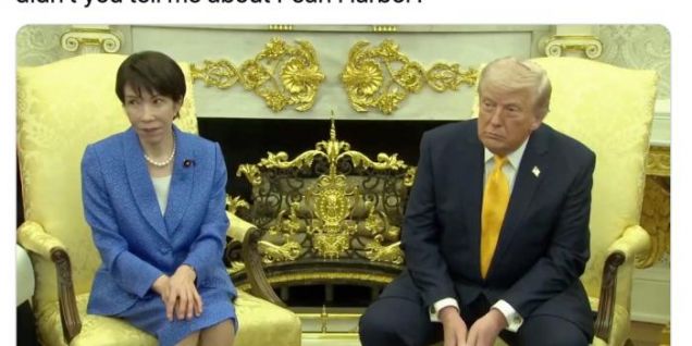 特朗普会晤高市早苗，将美国袭击伊朗比作日本偷袭珍珠港