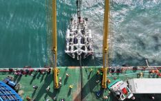 “海底穿针”！我国首条220千伏自主可控绝缘料海缆成功送电