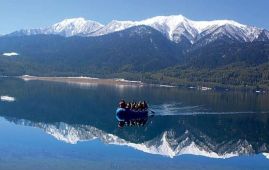 Snow covered Rara Lake