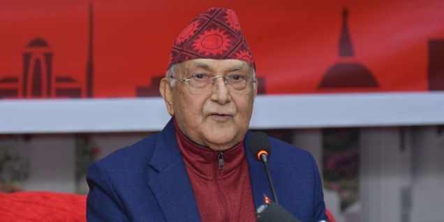 पूर्वप्रधानमन्त्री ओली पक्राउ