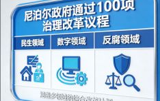 尼泊尔政府通过100项治理改革议程 涵盖民生、数字、反腐等多领域