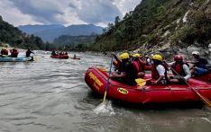 Rafting begins in Kaligandaki river