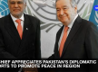 Pakistani PM thanks UN chief for endorsing Pakistan's peace efforts