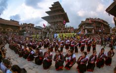 बिस्का जात्राको पूर्व सन्ध्यामा तःमारी धिमे नृत्य