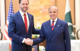 Pakistan PM meets US VP Vance as peace talks 'commence'