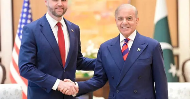 Pakistan PM meets US VP Vance as peace talks 'commence'