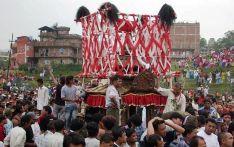 पच्चीस सय वर्ष पुरानो चण्डेश्वरी जात्राः देवताको रक्षार्थ खुसीयालीको पर्व