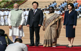 South Korea's Lee in India for talks on shipping, AI