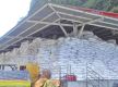 Fertiliser sacks pile up at Tatopani