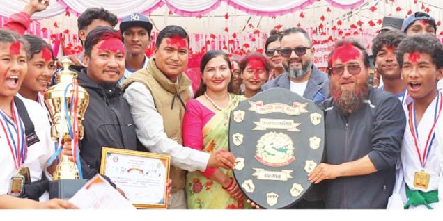 Shivajan Wins Municipal-Level Running Shield Title